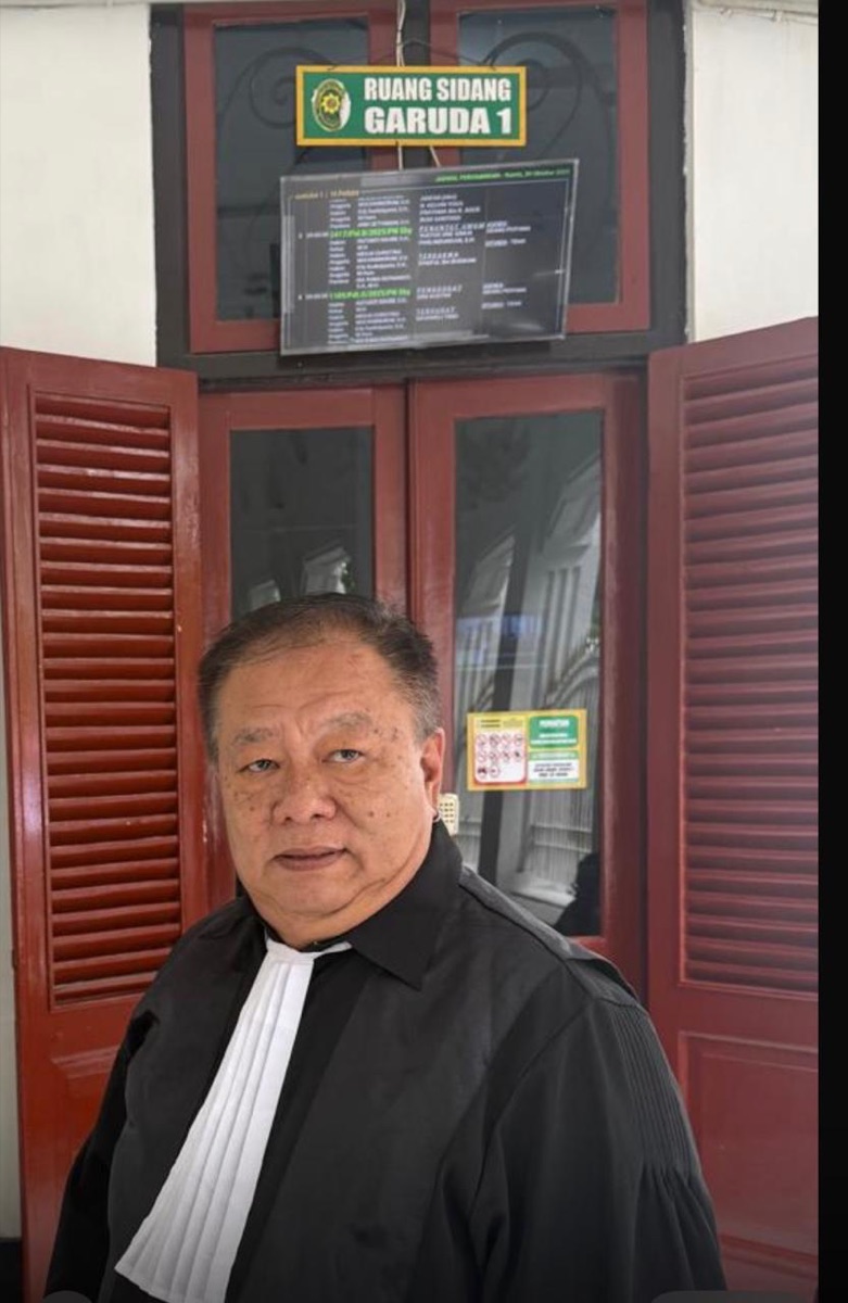 Joenus Koerniawan dalam persidangan